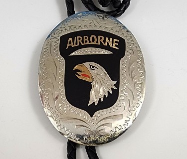 101st Airborne Bolo Tie Handmade